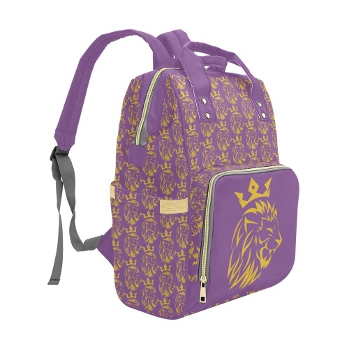 Freeman Empire Diaper Bag (Purple) Multi-Function Diaper Backpack/Diaper Bag (Model 1688)
