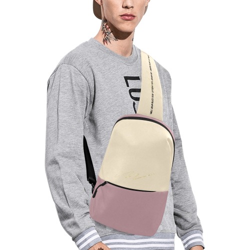 Chest bag of pastel colours