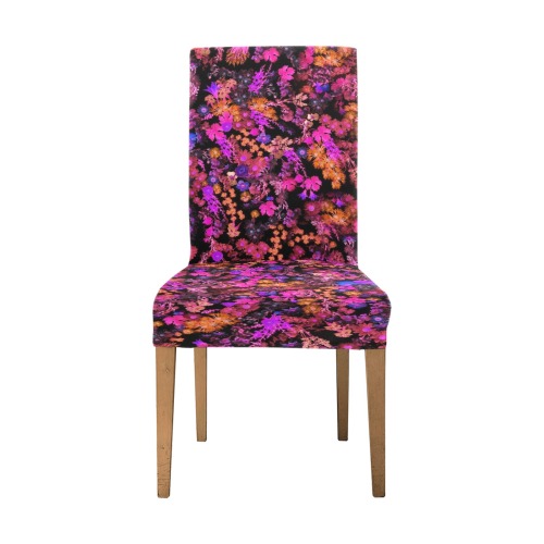 floral design 6 Chair Cover (Pack of 6)
