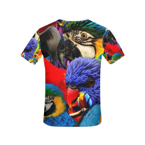 PARROTS All Over Print T-Shirt for Women (USA Size) (Model T40)