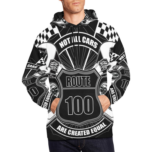 Not All Cars Are Created Equal All Over Print Hoodie for Men (USA Size) (Model H13)