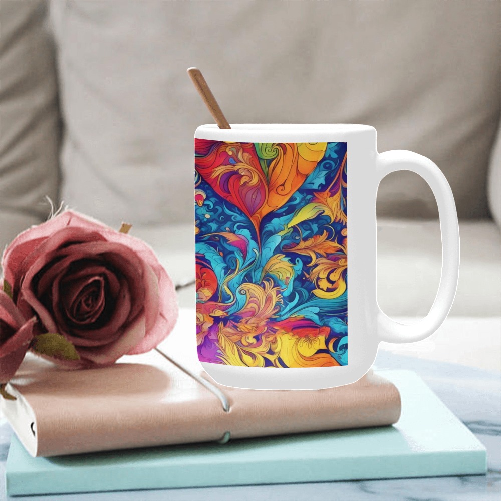 Summer Garden Custom Ceramic Mug (15OZ)