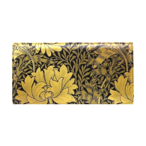William Morris Chrysanthemums Women's Flap Wallet (Model 1707)