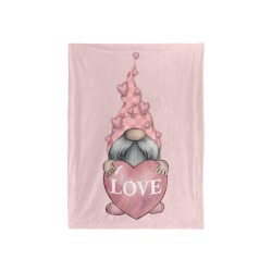 Gnome Valentine Baby Blanket 2 Baby Blanket 40"x50"