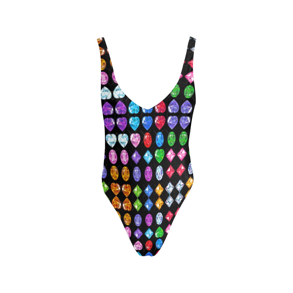 BLING 7 Sexy Low Back One-Piece Swimsuit (Model S09)