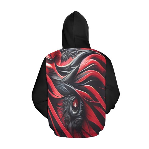 gothic 1 All Over Print Hoodie for Men (USA Size) (Model H13)