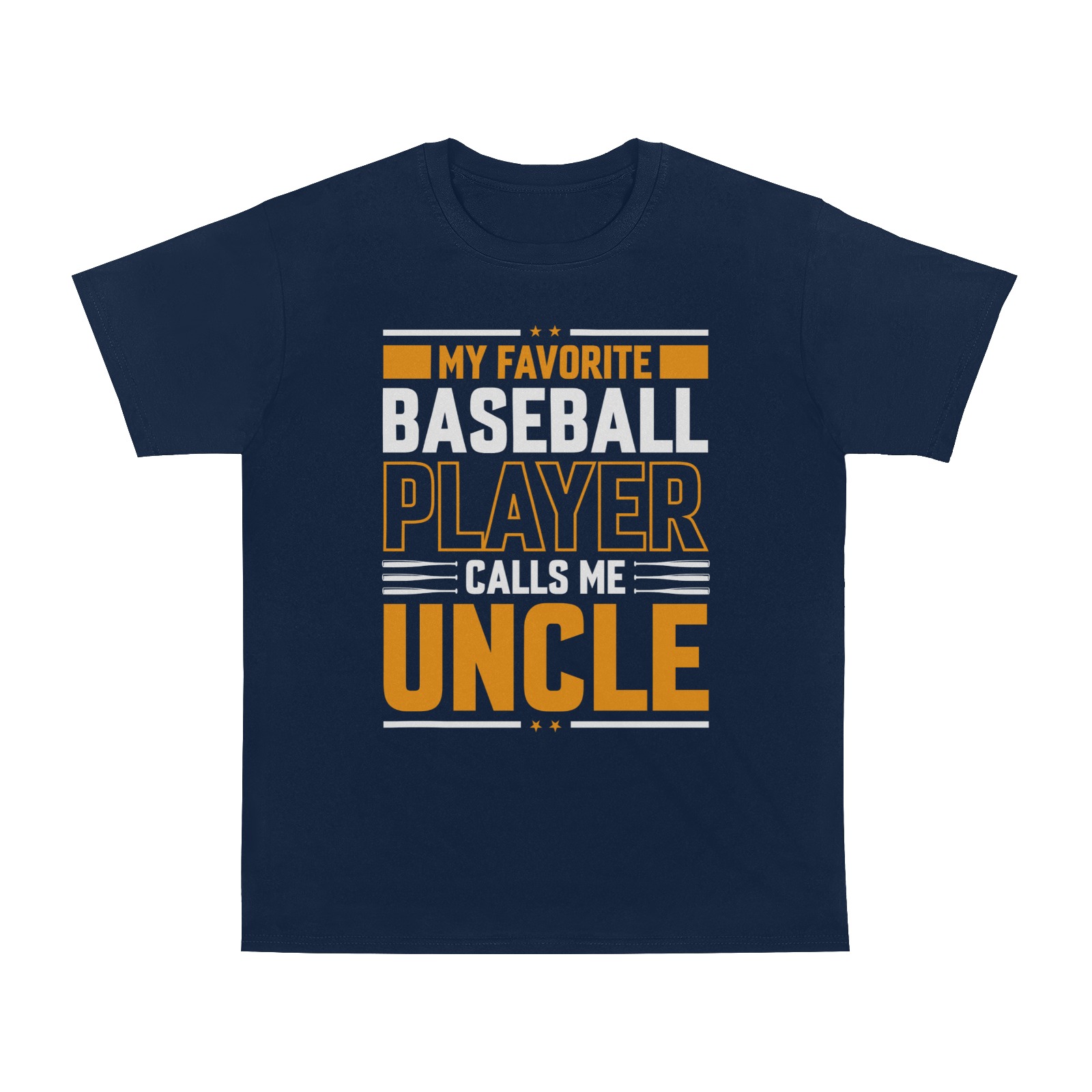 My Favorite Player Calls Me Uncle Men's T-Shirt in USA Size (Two Sides Printing)