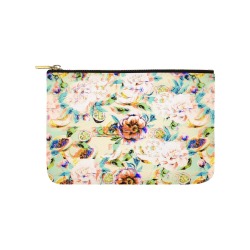 Retro vintage fruits florals 86E Carry-All Pouch 9.5''x6''