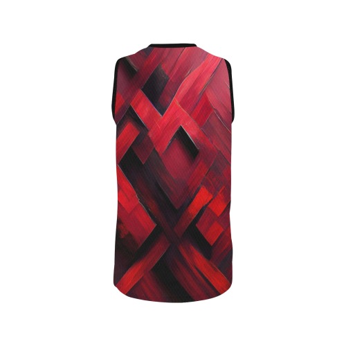 red diamond All Over Print Basketball Jersey