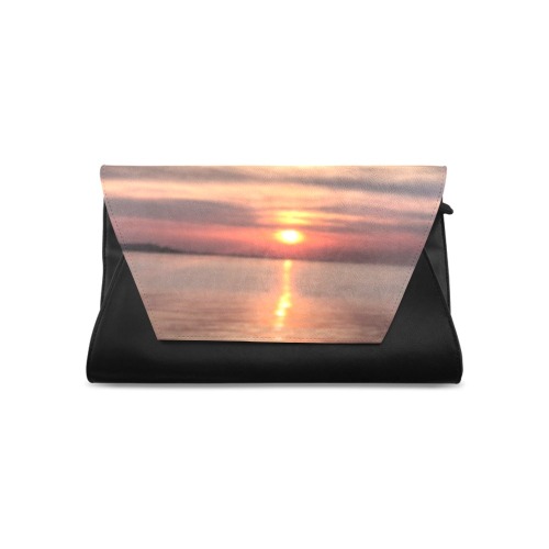 Pink Amber Sunset Collection Clutch Bag (Model 1630)