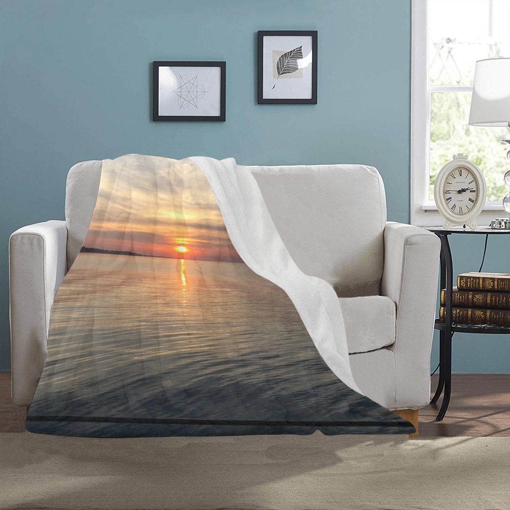 Early Sunset Collection Ultra-Soft Micro Fleece Blanket 40"x50"