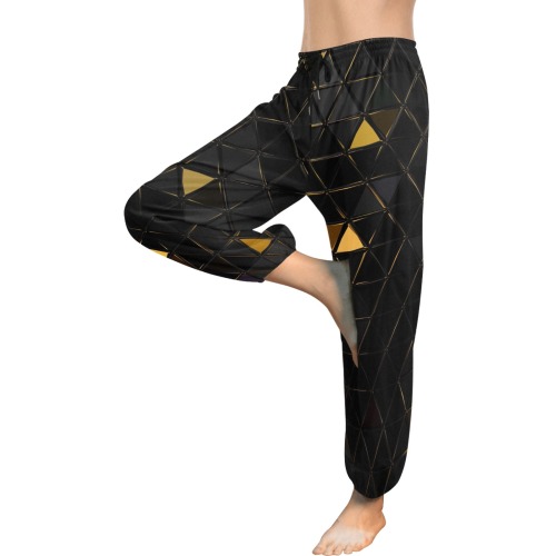 mosaic triangle 7 Women's All Over Print Harem Pants (Model L18)