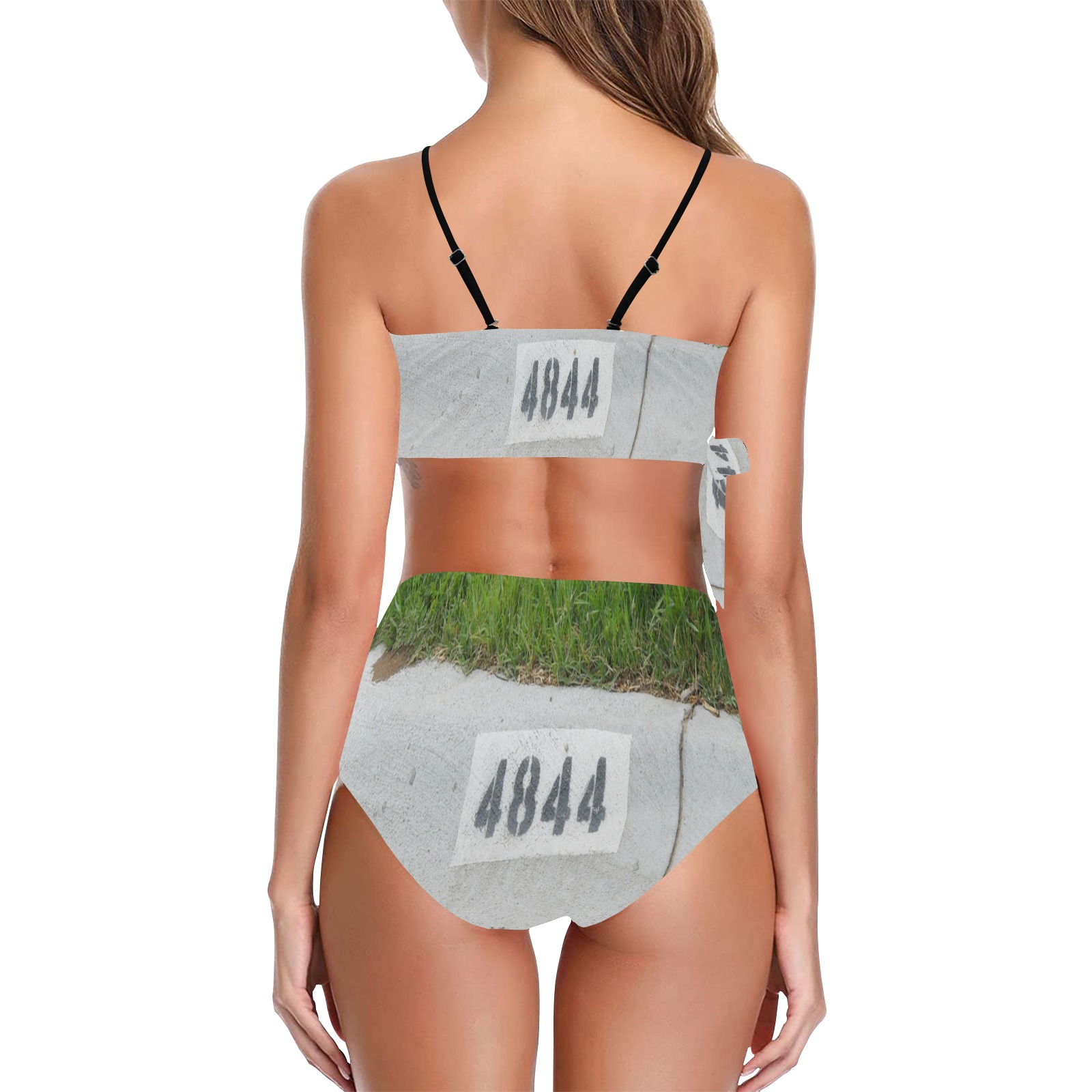 Street Number 4844 Knot Side Bikini Swimsuit (Model S37)