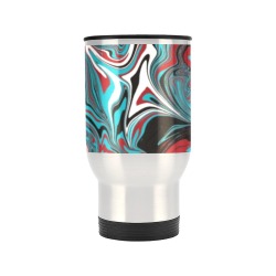 Dark Wave of Colors Travel Mug (14oz)