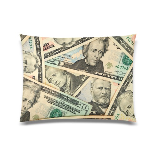US PAPER CURRENCY Custom Picture Pillow Case 20"x26" (one side)