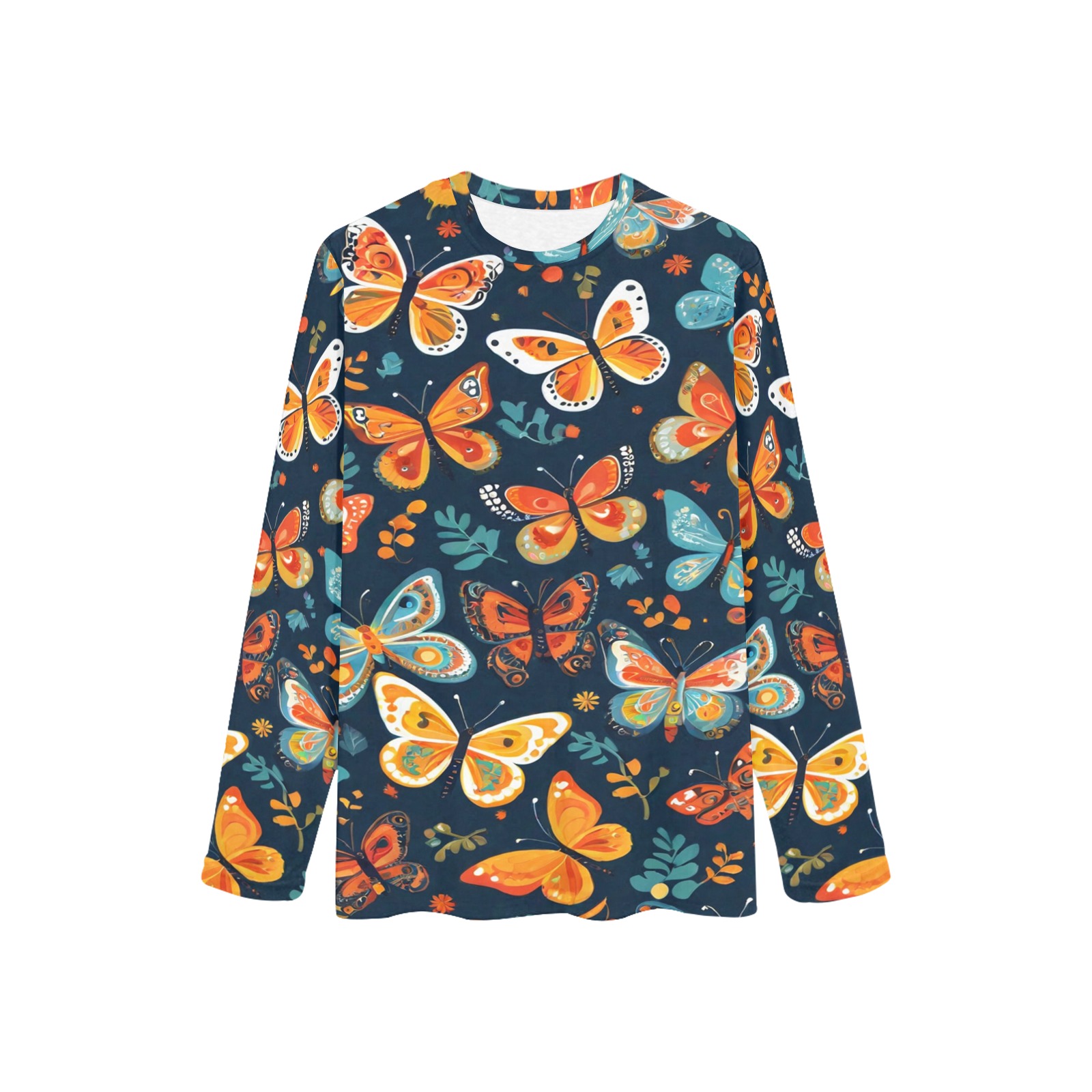 Bohemian Butterflies 2 Women's All Over Print Pajama Top