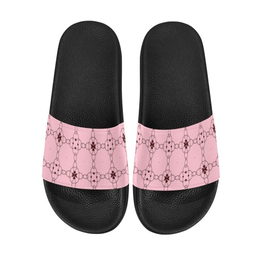 pattern sq P Women's Slide Sandals (Model 057)