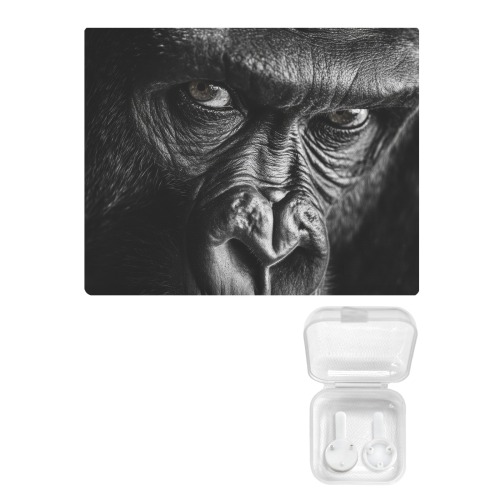 Gorilla Close-Up Black & White
