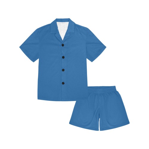 Skydiver Little Girls' V-Neck Short Pajama Set