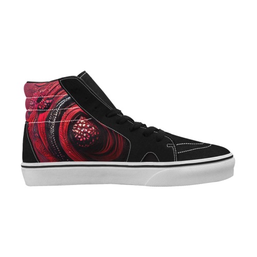 red shield Men's High Top Skateboarding Shoes (Model E001-1)