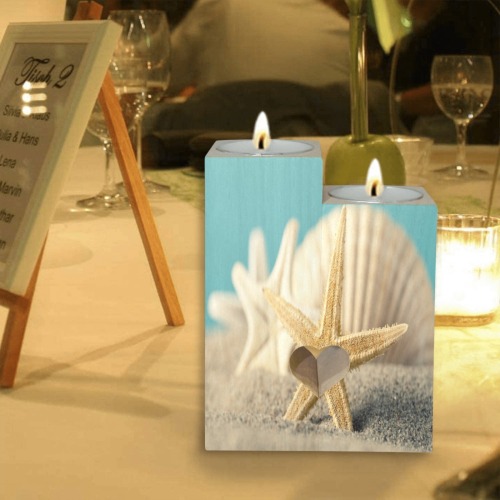 bb vgt5565 Wooden Candle Holder (Without Candle)