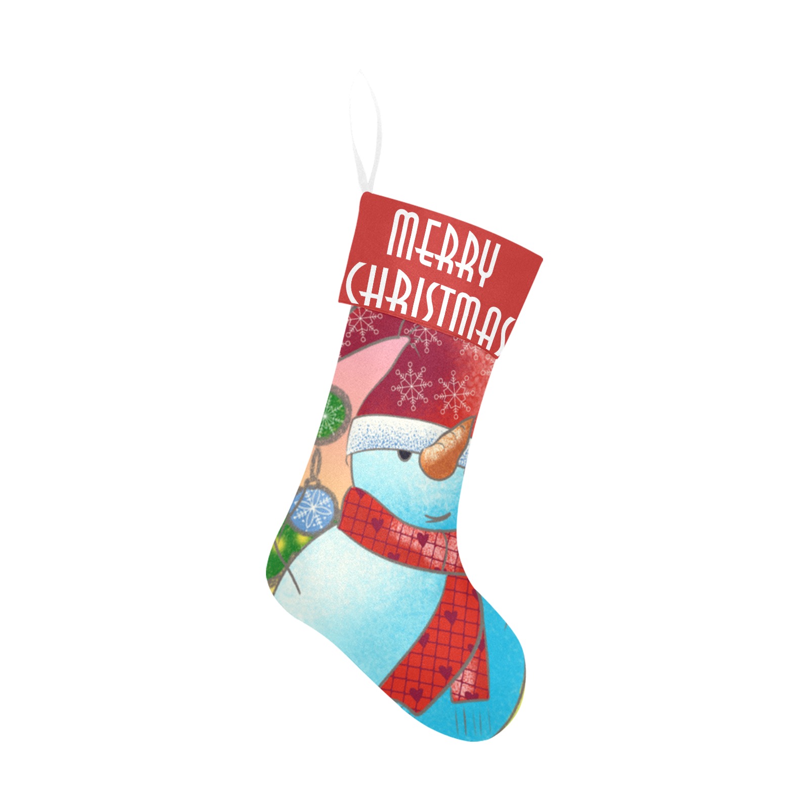 Gnome Stocking with cuff Christmas Stocking