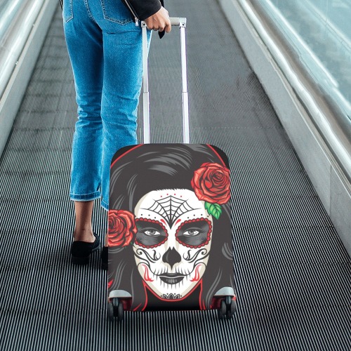 Day Of The Dead Suit Case Cover Luggage Cover/Small 18"-21"