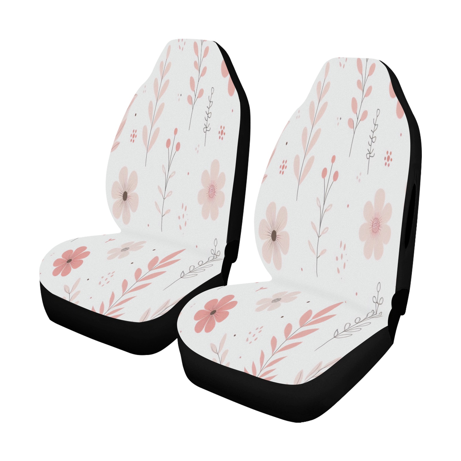 Boho Florals Car Seat Cover Airbag Compatible (Set of 2)