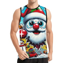 Santa by Nico Bielow All Over Print Basketball Jersey