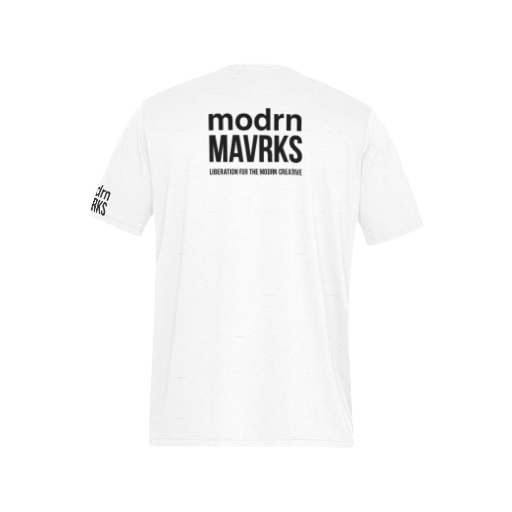 modrn_Mavrks22LOGO_meteorite Men's All Over Print T-Shirt (Solid Color Neck) (Model T63)