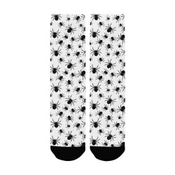 Spiders - White Background Women's Custom Socks