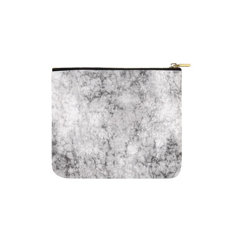 Textured gray Carry-All Pouch 6''x5''