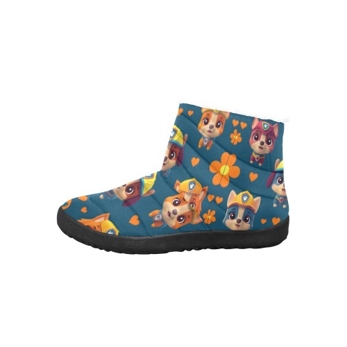 Whimsical Paw Patrol Characters In A Cheerful Pattern