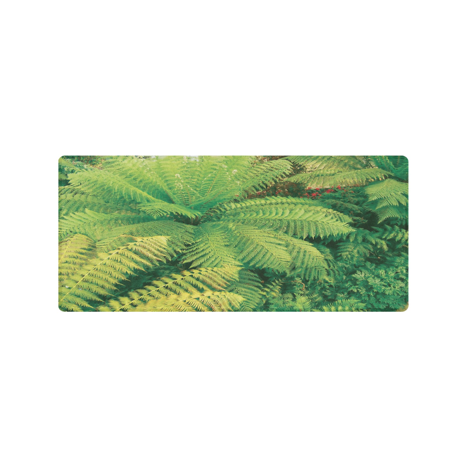 green leaves are so far away Gaming Mousepad (35"x16")