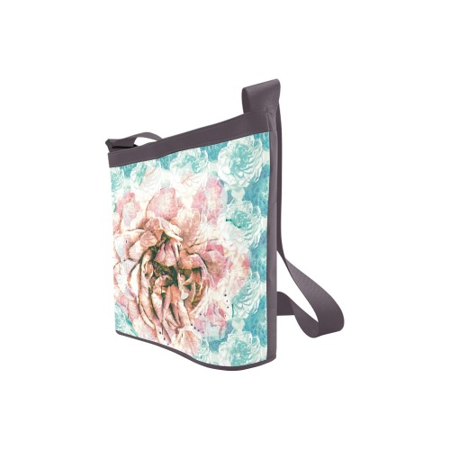 Rose in shabby chic style Crossbody Bags (Model 1613)