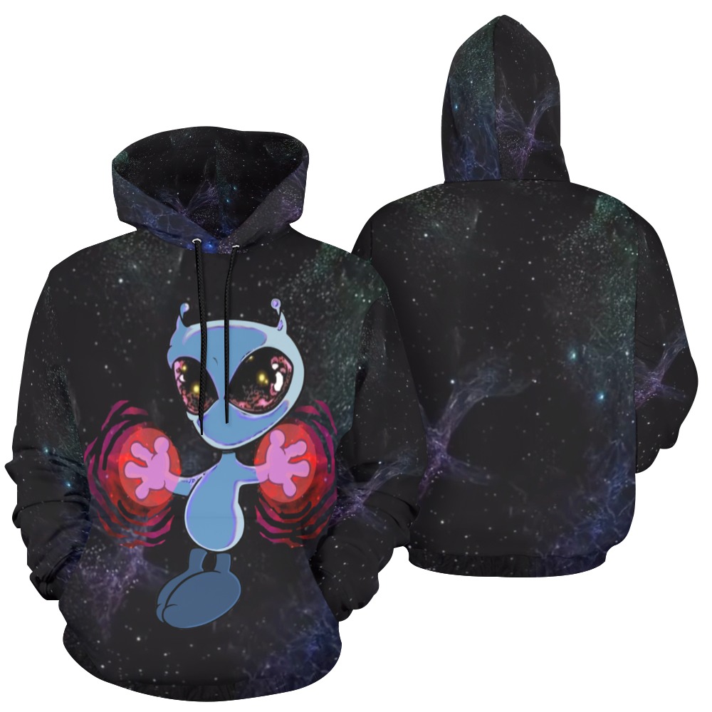 Qwiby All Over Print Hoodie for Men (USA Size) (Model H13)
