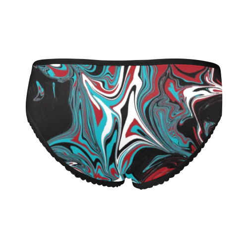 Dark Wave of Colors Women's All Over Print Girl Briefs (Model L14)