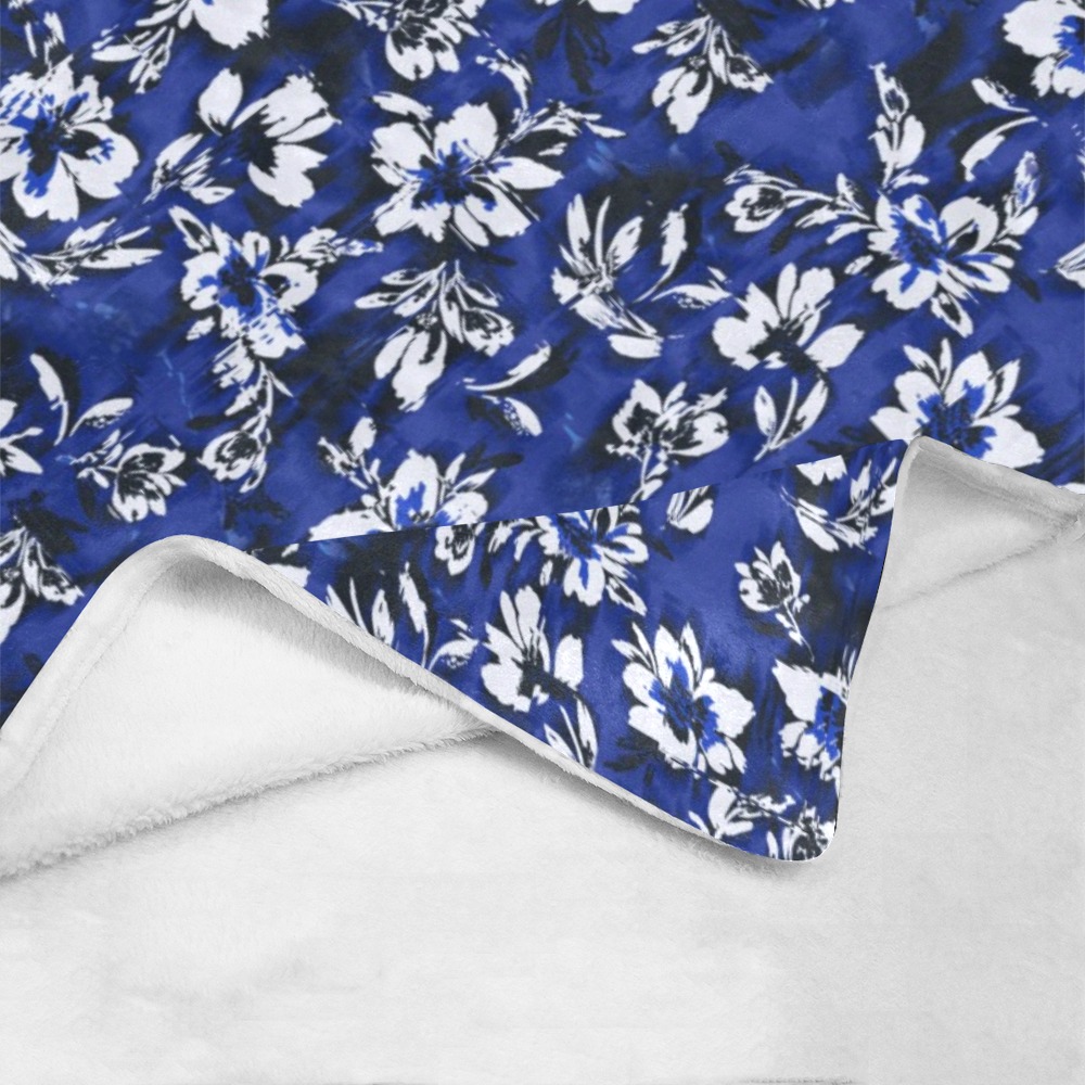 Flowery distortion mosaic Ultra-Soft Micro Fleece Blanket 50"x60"