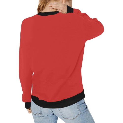 Elstar shirt 1 Women's Rib Cuff Crew Neck Sweatshirt (Model H34)
