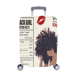 BLACK GIRL MEDIUM Luggage Cover/Medium 22"-25"