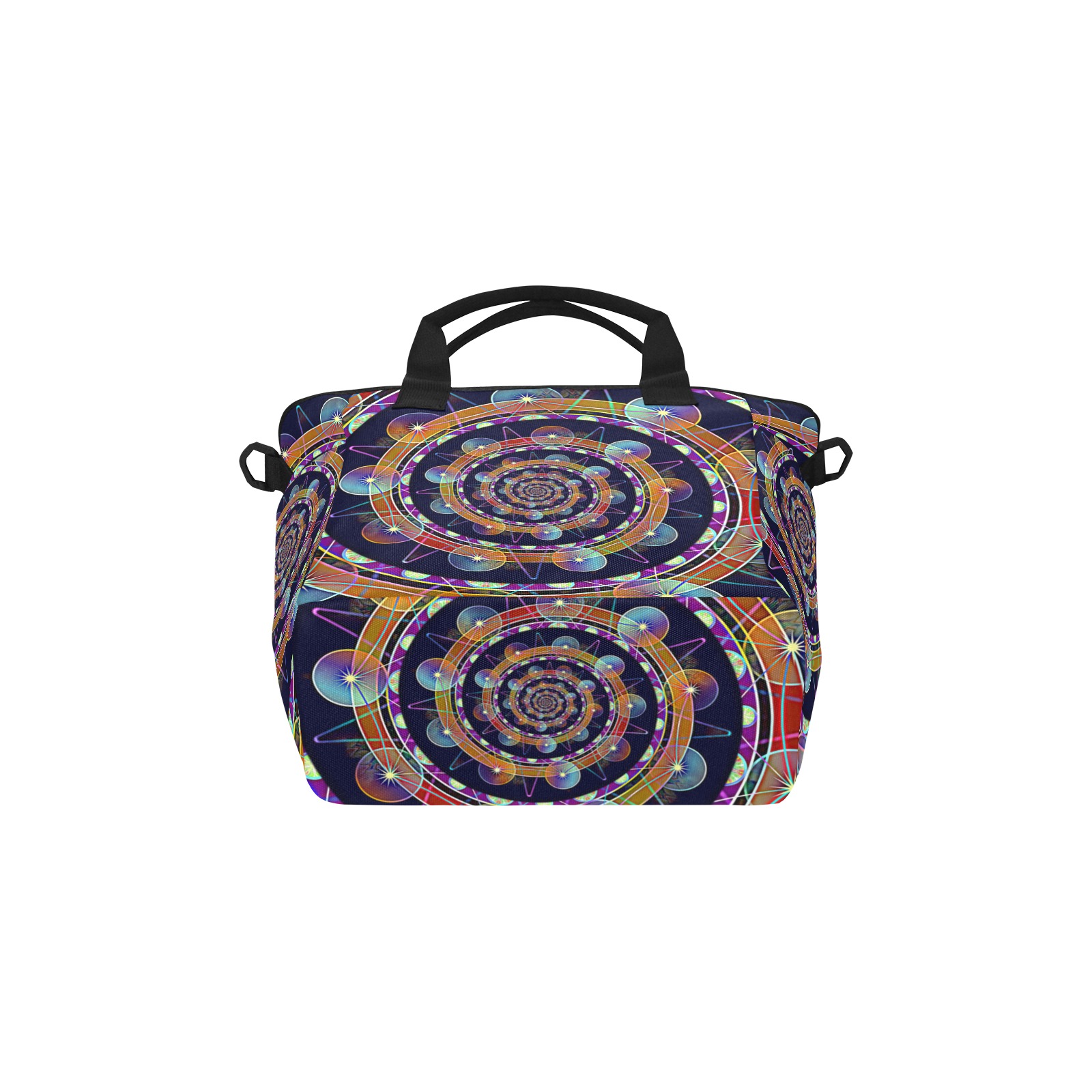 POWER SPIRAL universe planet orbit Insulated Tote Bag with Shoulder Strap (Model 1724)