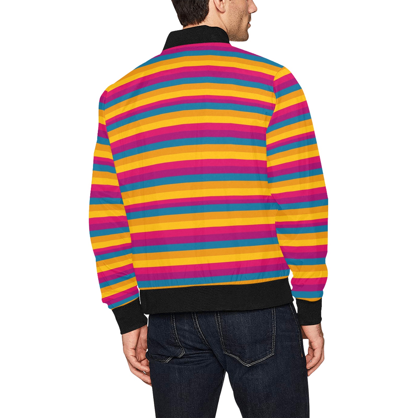 Colors by Fetishworld All Over Print Bomber Jacket for Men (Model H31)