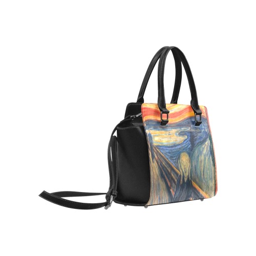 Edvard Munch-The scream Classic Shoulder Handbag (Model 1653)
