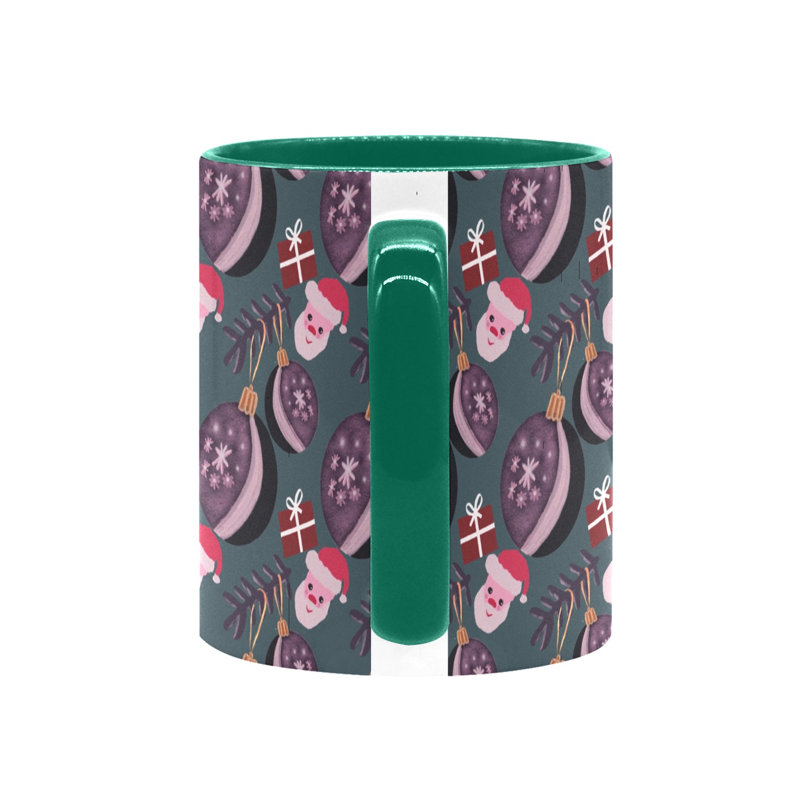 Christmas design Custom Inner Color Mug (11oz)