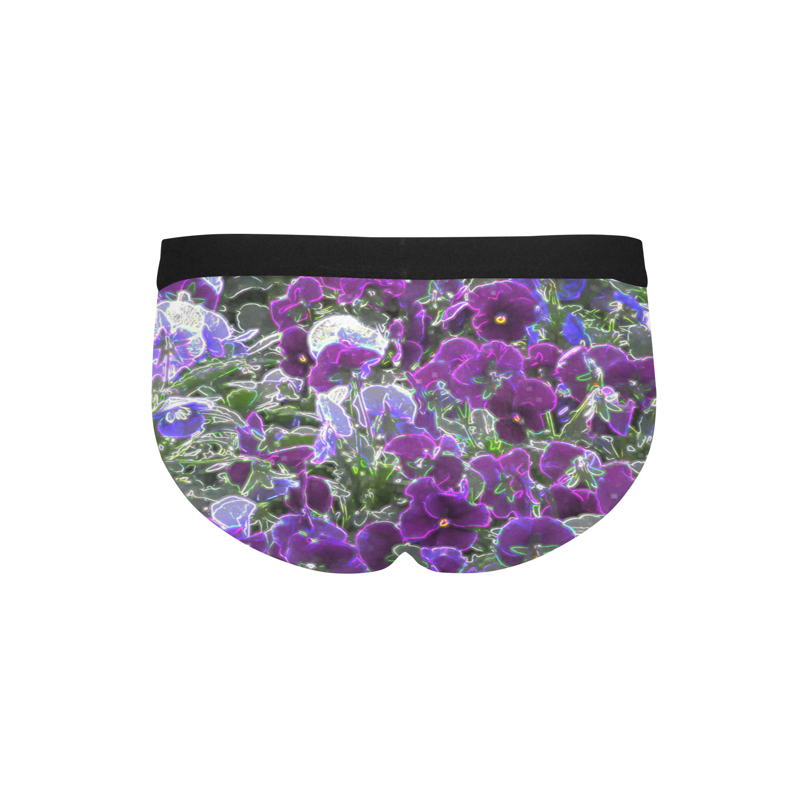Field Of Purple Flowers 8420 Men's Mid Rise Briefs (Model L48)