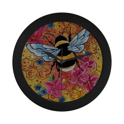 honey suckle bee Circular Plastic Wall clock