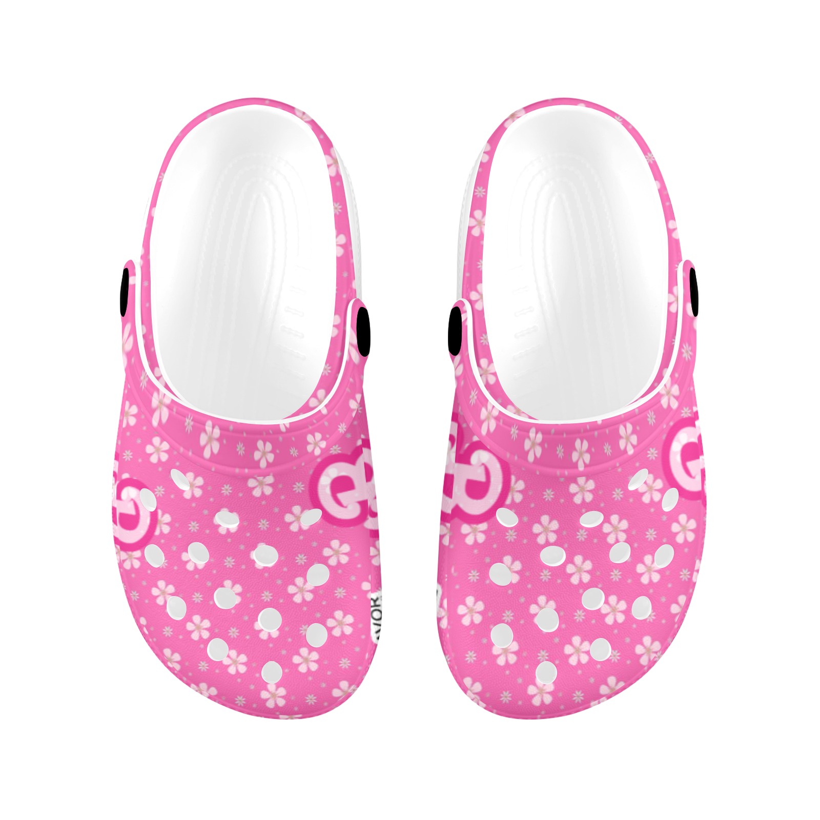 Pink Flavored Kids Clog Flavor Footwear Custom Print Foam Clogs for Kids