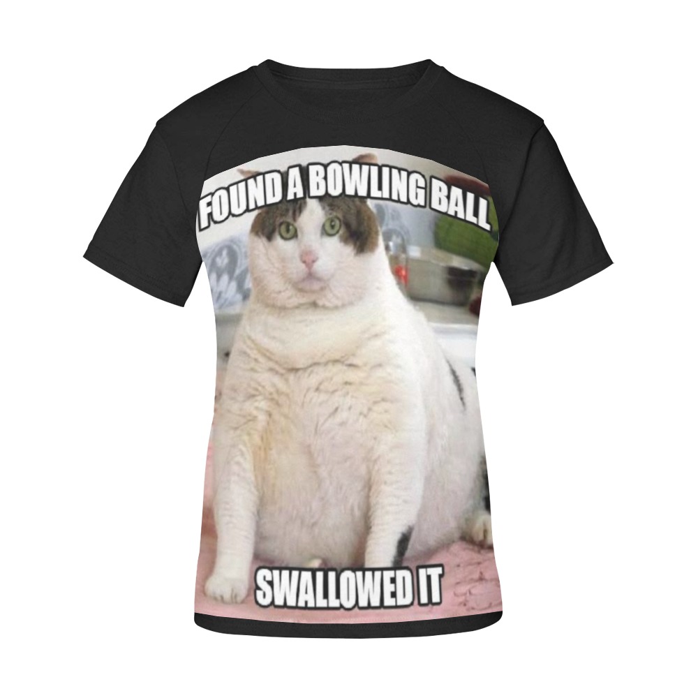 Cats party Women's Raglan T-Shirt/Front Printing (Model T62)