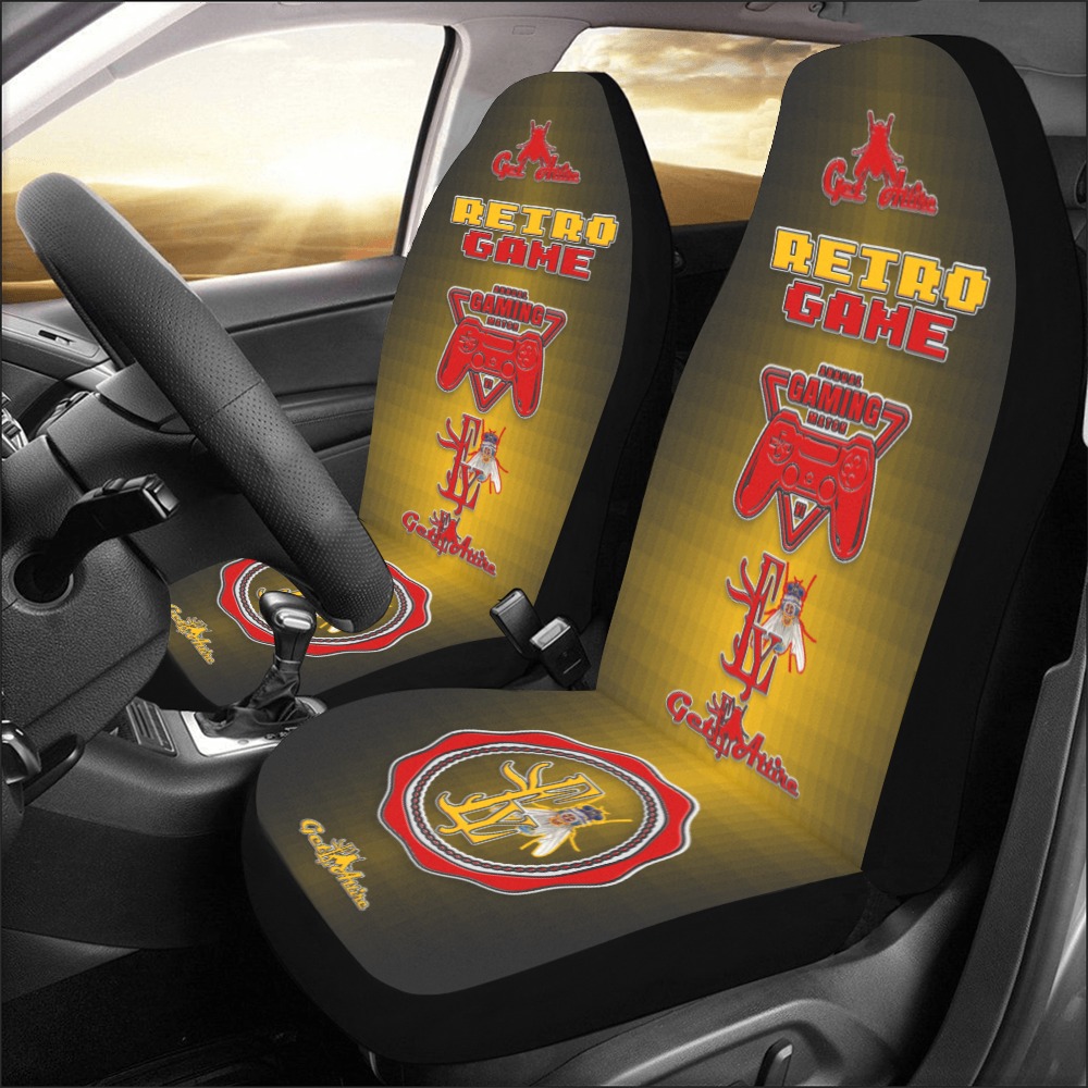 Retro Game Collectable Fly Car Seat Covers (Set of 2)