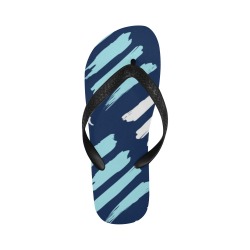 Brushstrokes Flip Flops for Men/Women (Model 040)